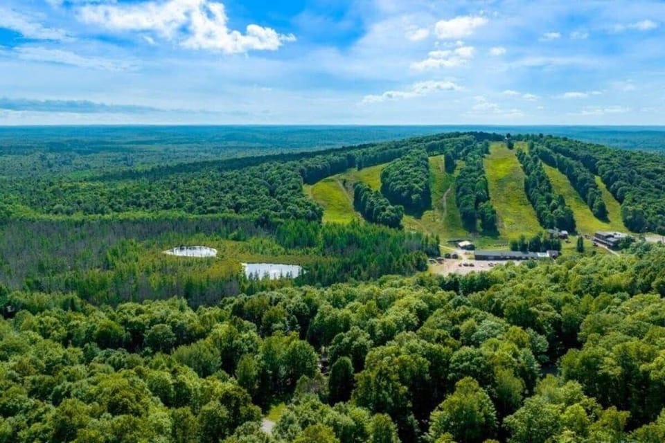 Ski Brule in summer from afar