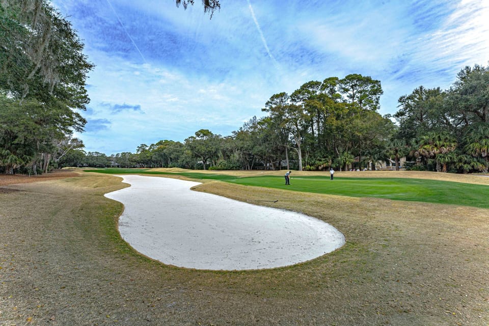 Just steps from the fairway