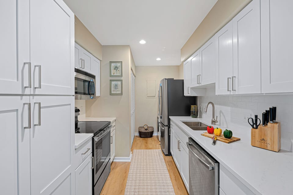 Stainless steel appliances