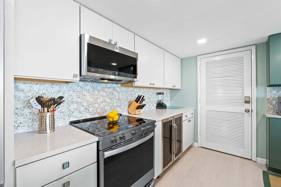 Full Kitchen with Gulf View