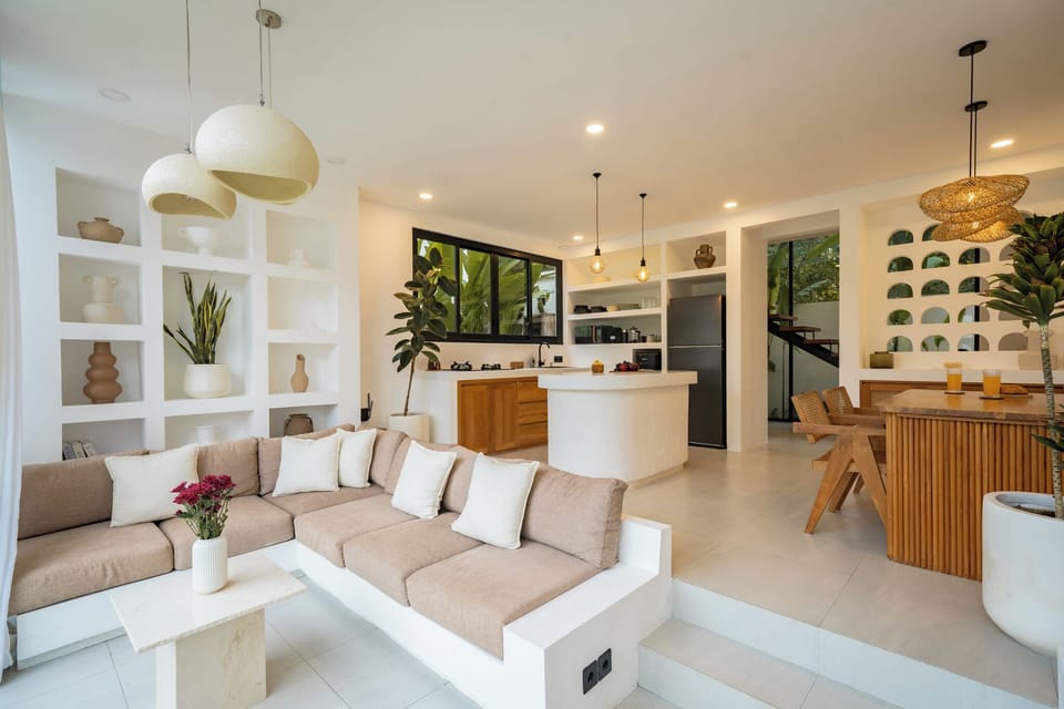Villa, 1 Bedroom, Private Pool, Pool View | Living area | 55-inch Smart TV with digital channels