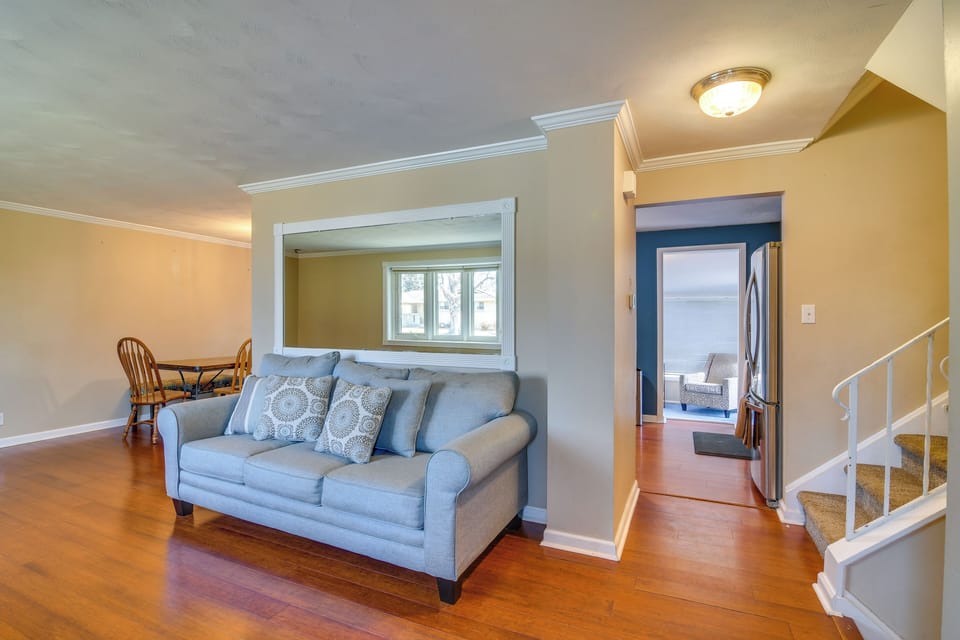 Sitting Room | Free WiFi | Central Heating & Air Conditioning | Main Level