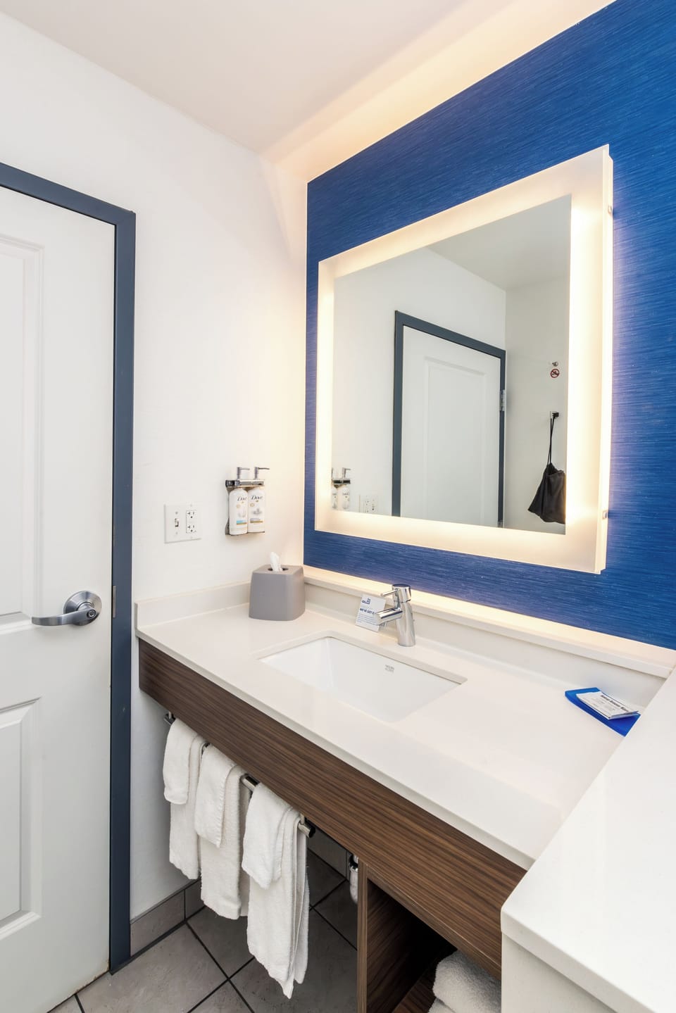 Free toiletries, hair dryer, towels