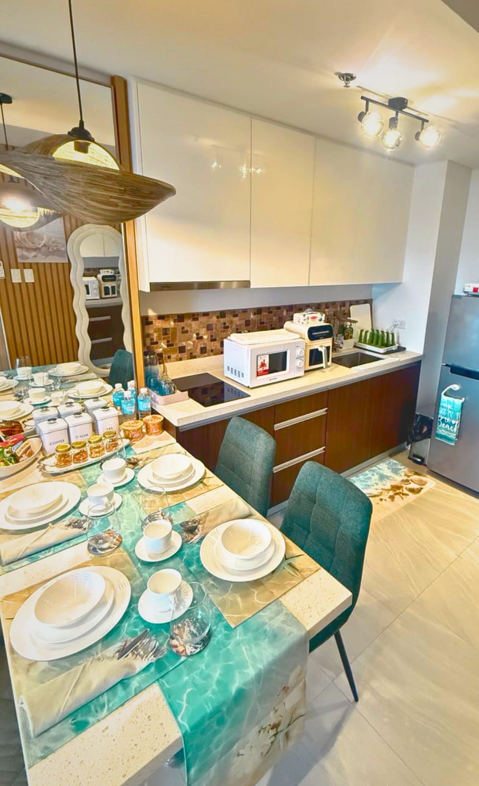 Kitchen with Appliances and Utensils