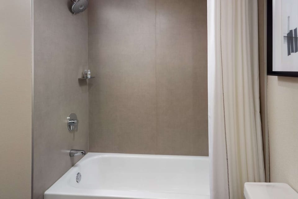 Shower/tub combination.