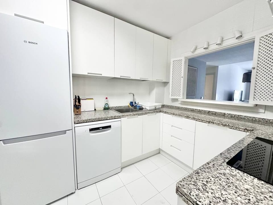 Family Apartment, Balcony, Pool View | Private kitchen | Toaster