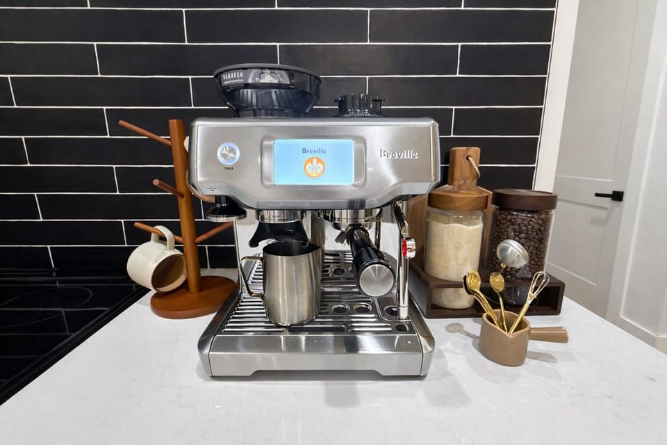 Barista-quality espresso at home with our premium Breville machine