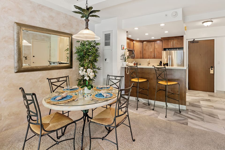 Gather, dine, and savor the moment. A welcoming dining area perfect for shared meals, morning coffee, and memories made in paradise