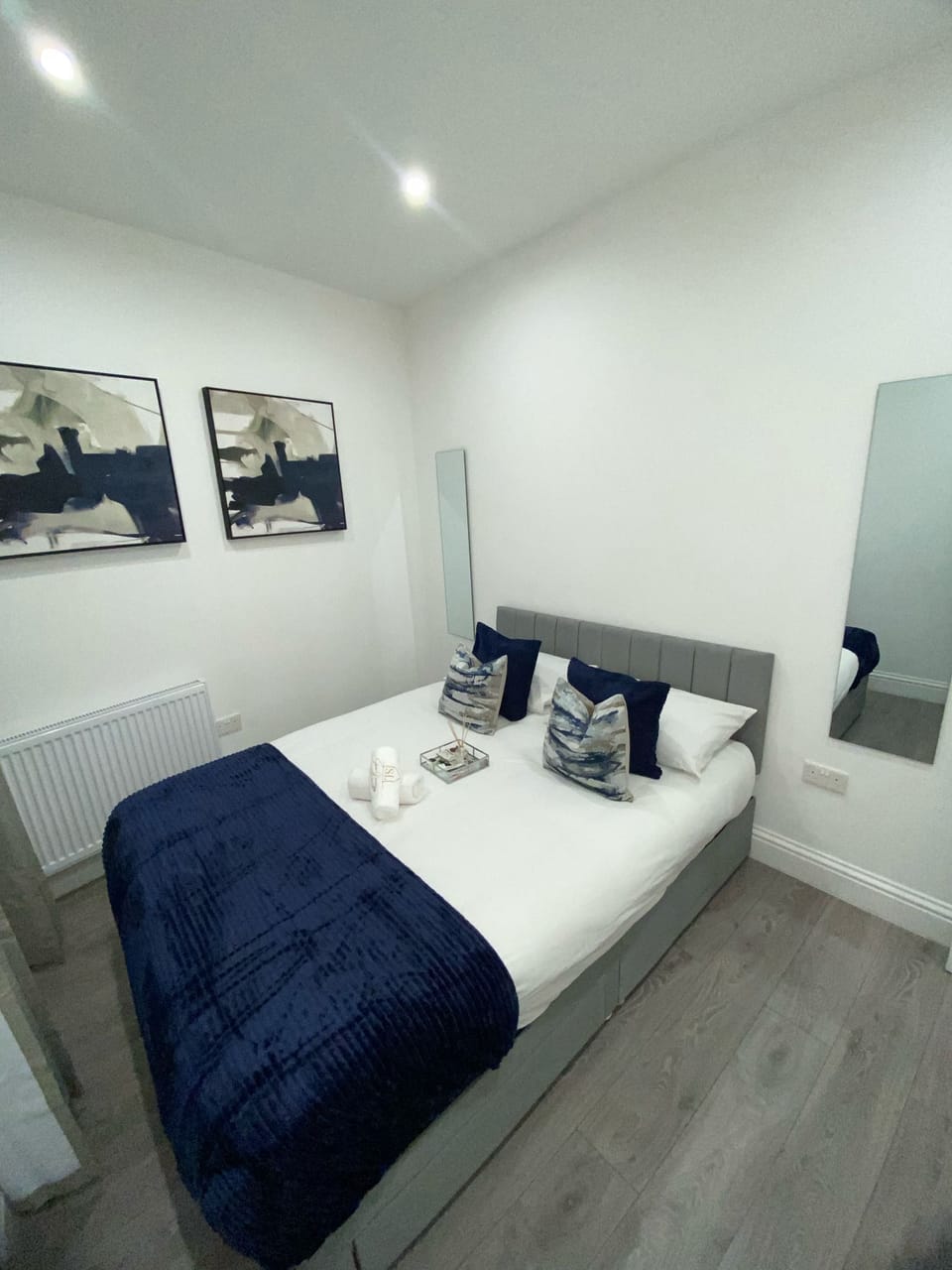 Master bedroom with King bed, bed linens and towels provided