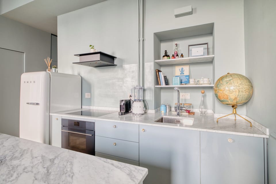 Apartment | Private kitchen | Fridge, oven, stovetop