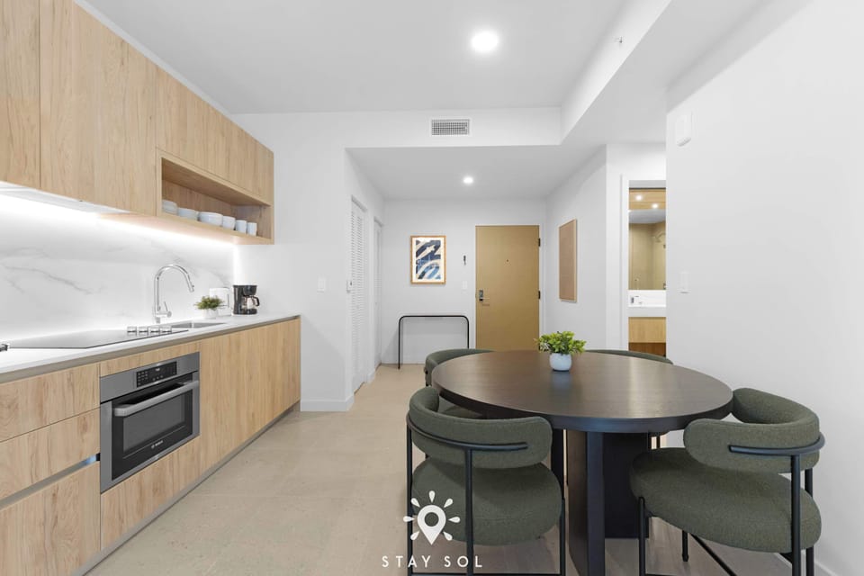 Dining and kitchen 