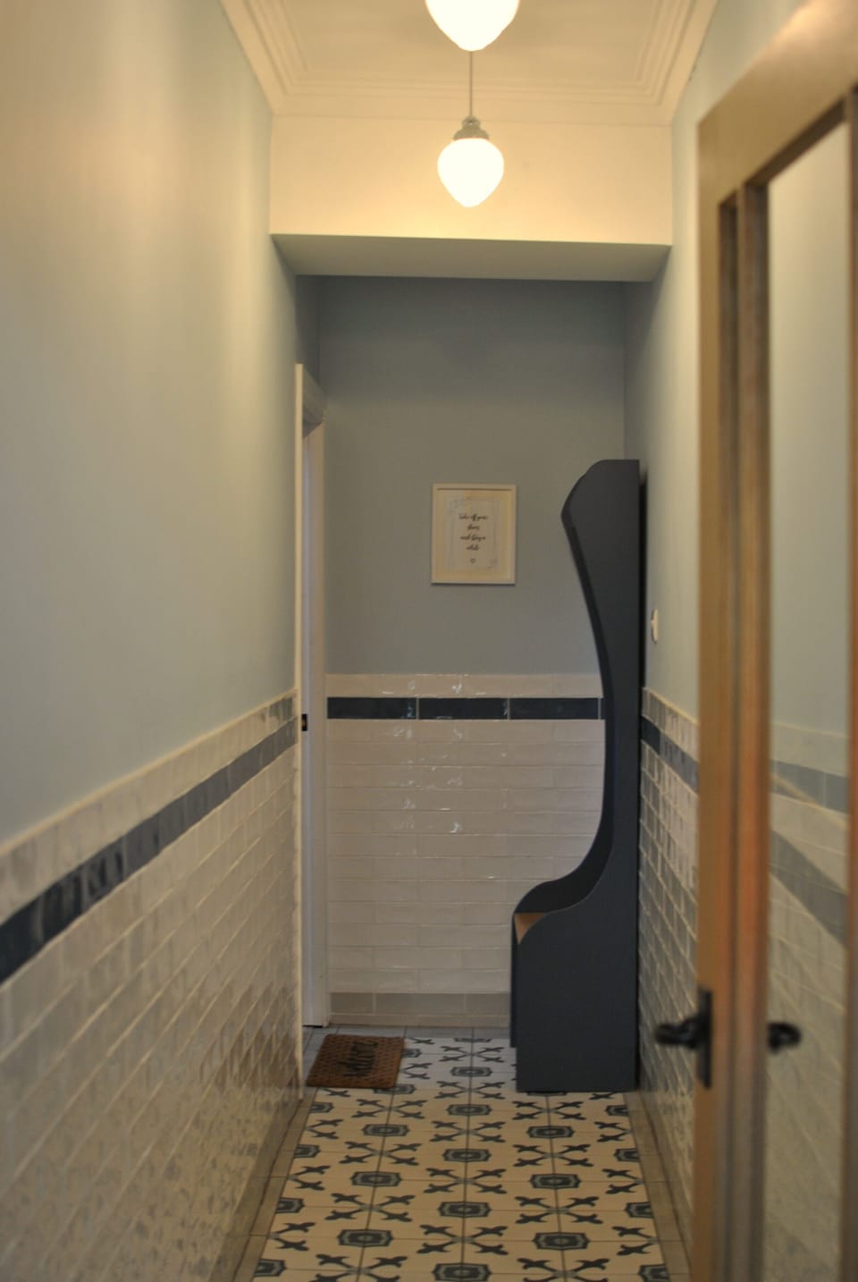 The entrance hall sets the tone for what is to come