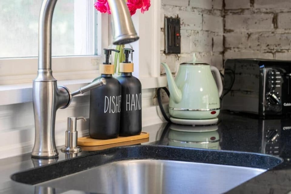 Superior House, Patio, Garden View | Private kitchen | Coffee/tea maker, electric kettle, highchair, dining tables