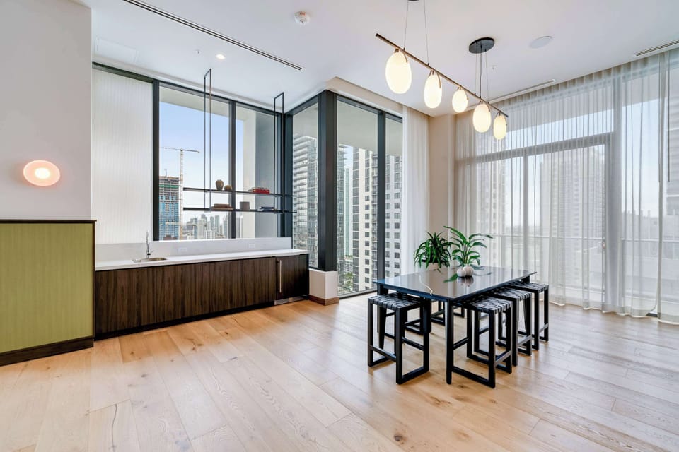 Sophisticated common spaces designed for connection perfect for entertaining or enjoying a quiet coffee in style