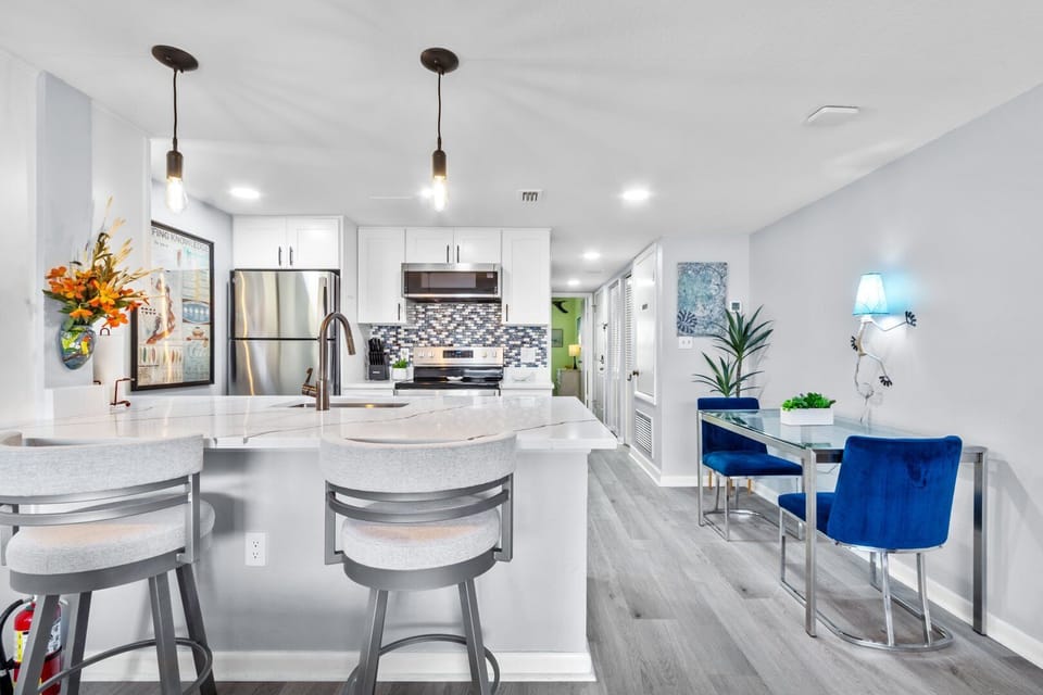 Sleek modern appliances