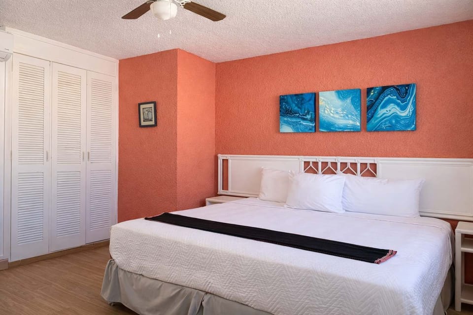 Bedroom with king bed