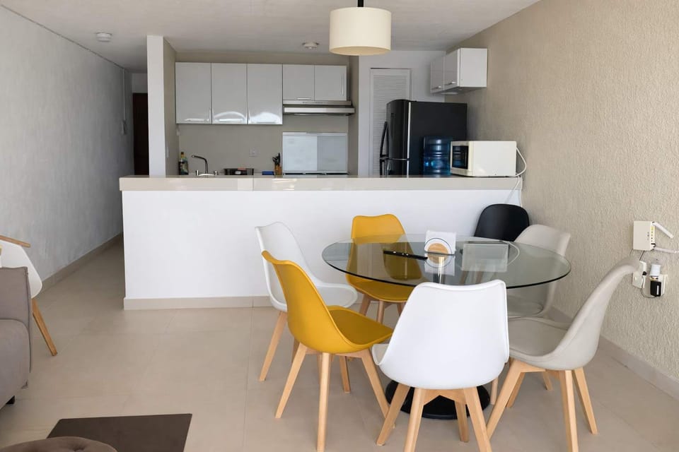 Dining table for guests