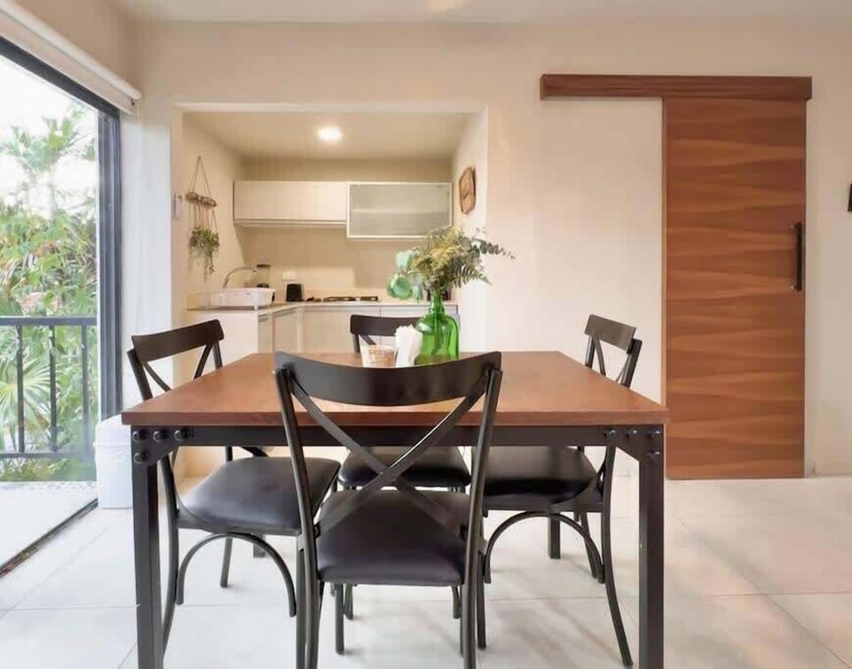Dining table for shared meals