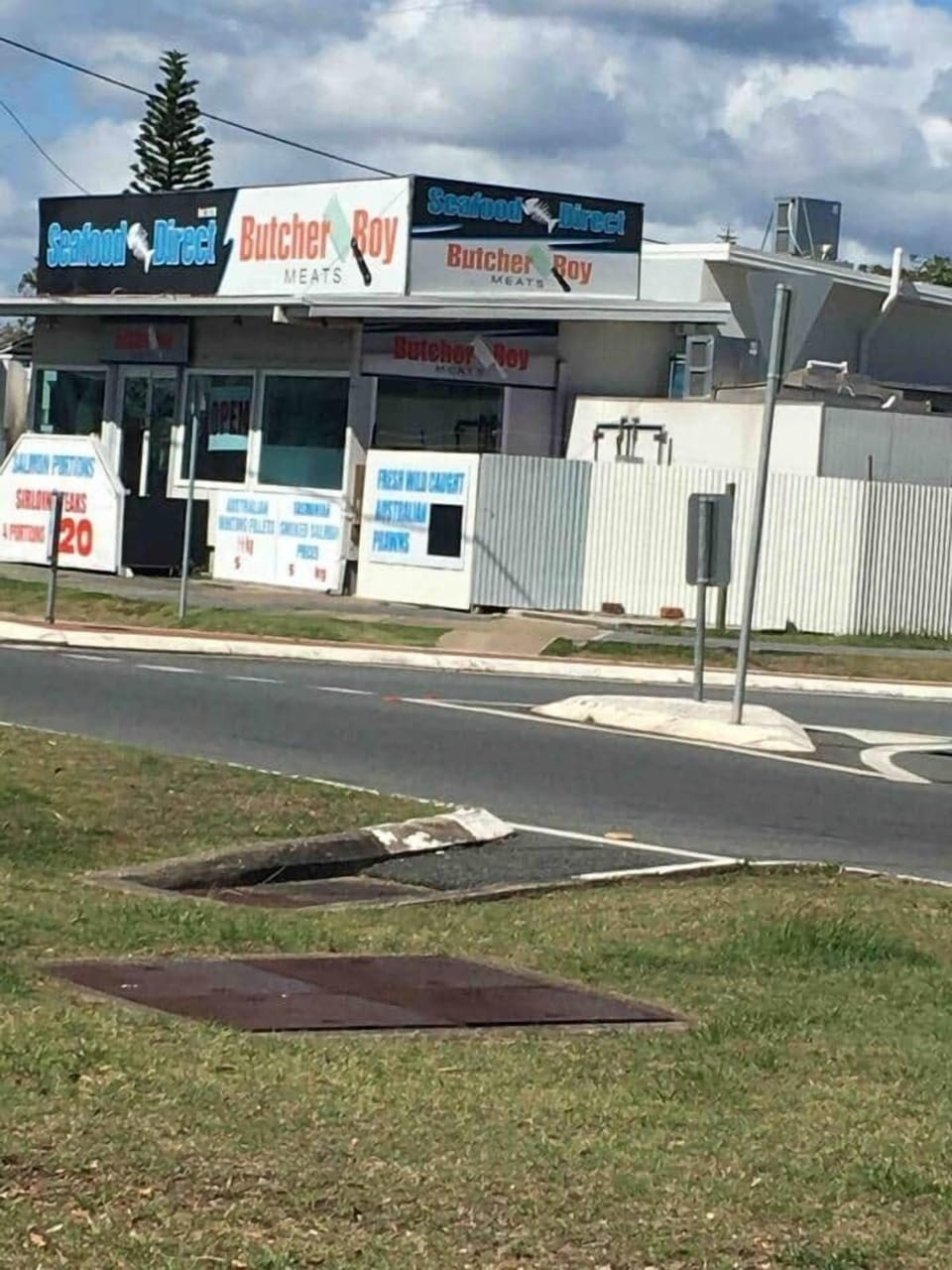 Butcher shop on the corner