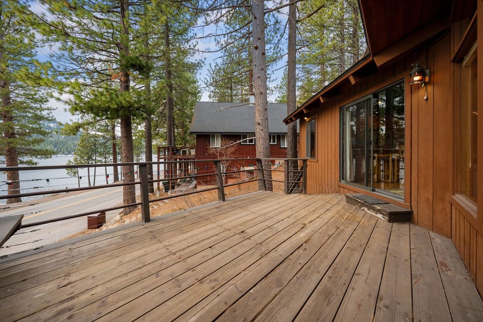 View from the deck of Donner Lake