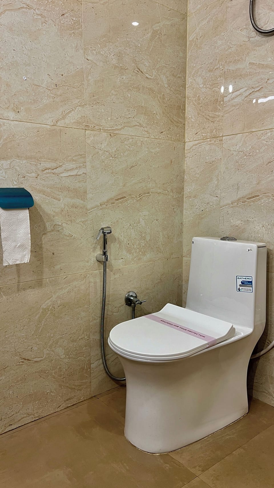 Shower, towels, soap