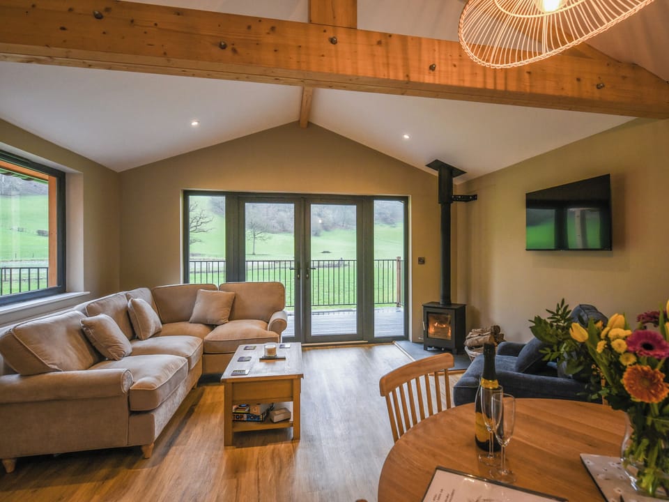 Open plan living space | Oakwood Lodge - Pen-y-Lan Lodges, Welshpool