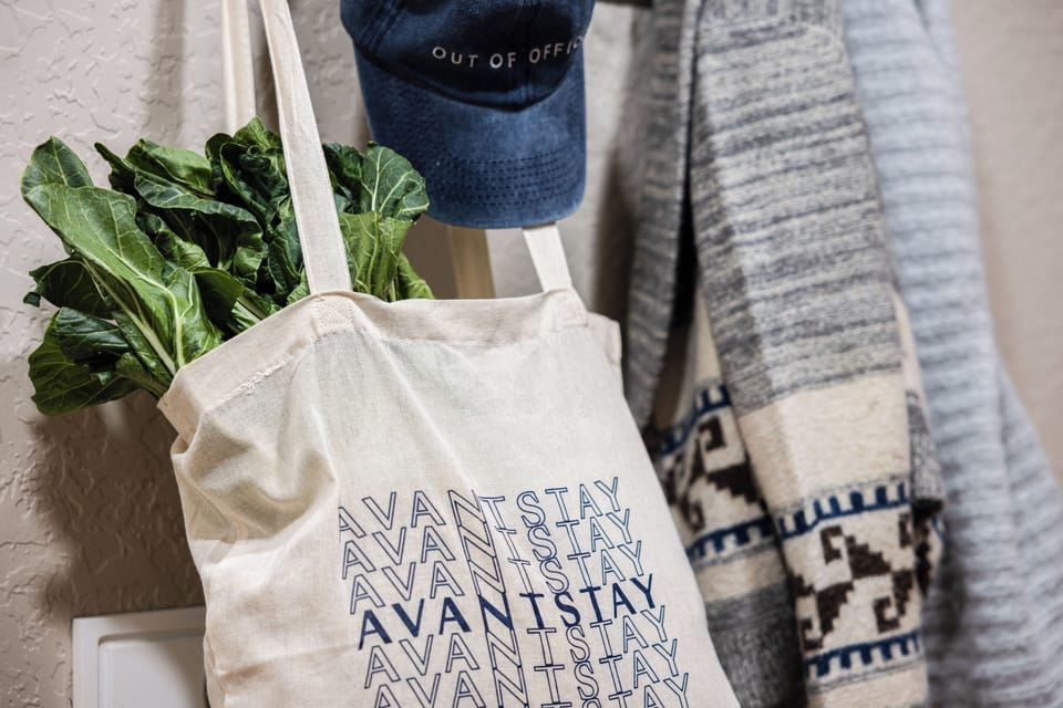 Thoughtful local touches—from reusable totes to cozy layers—make settling in feel effortless and welcoming.