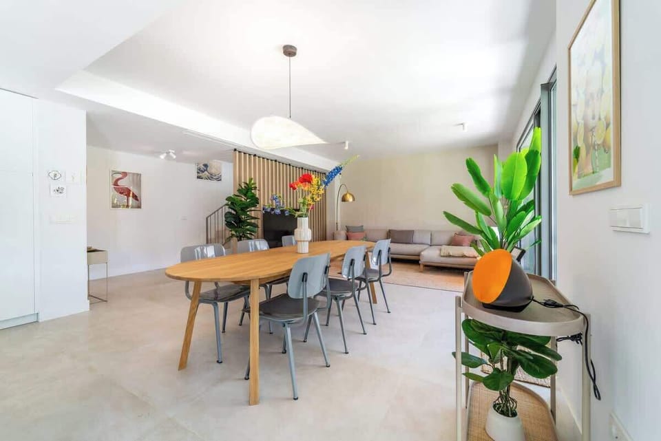 Spacious dining area