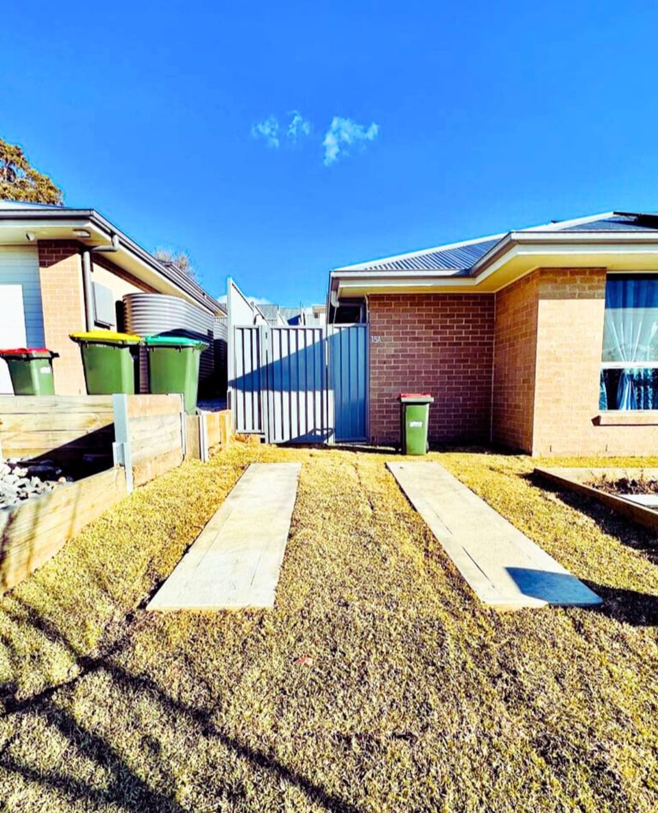 Private front entry with parking just steps from the gate for easy arrival