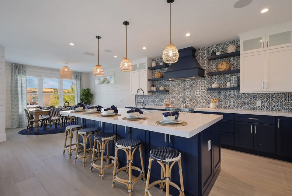 Open kitchen designed for gathering