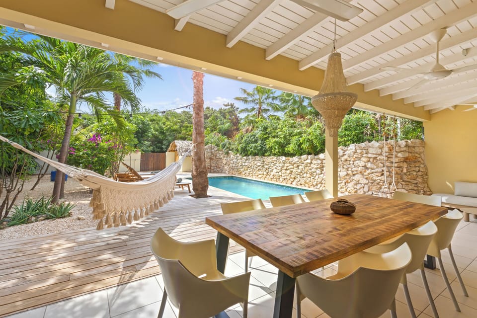 Villa, Pool View | Outdoor dining