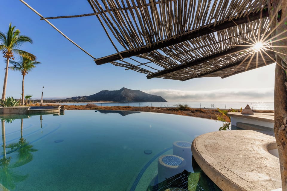 Gorgeous poolside with ocean views