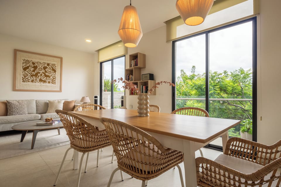 Dinning table + Living room
