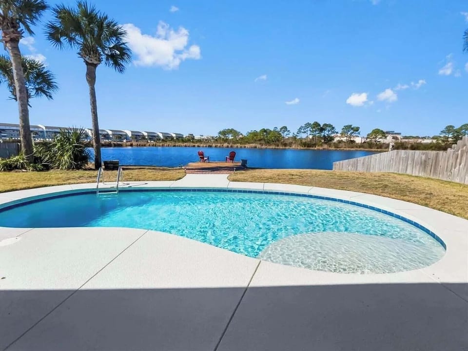 Private heated pool