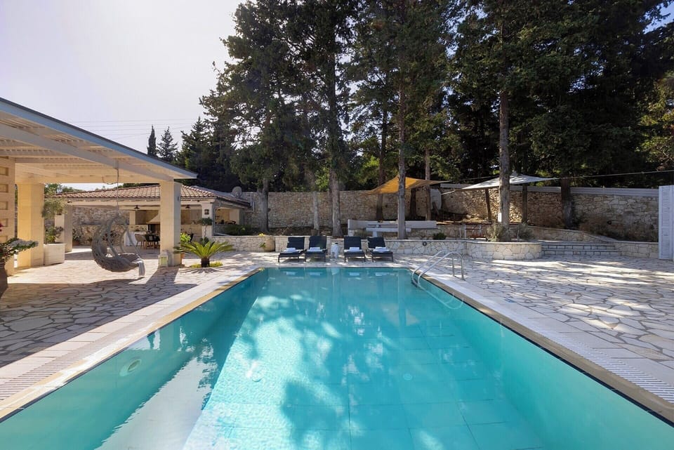 The refreshing waters of the pool.