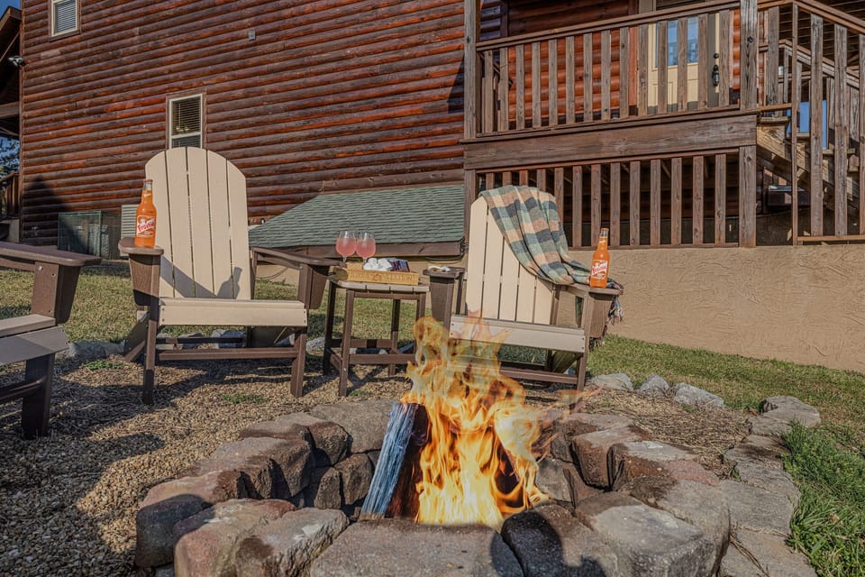 Outdoor Firepit - Cozy up and roast marshmallows!