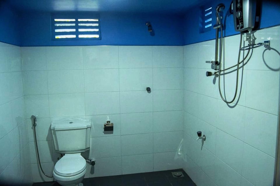 Economy Double Room, Garden View | Bathroom | Shower, towels, soap, shampoo