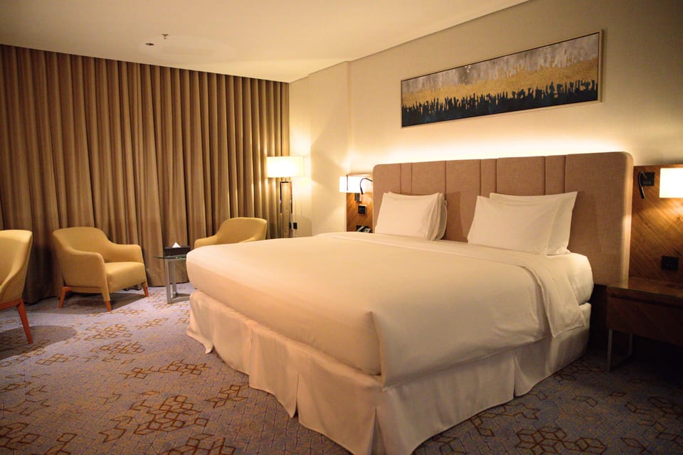 Premium Double Room | Blackout drapes, soundproofing, iron/ironing board, WiFi (free)