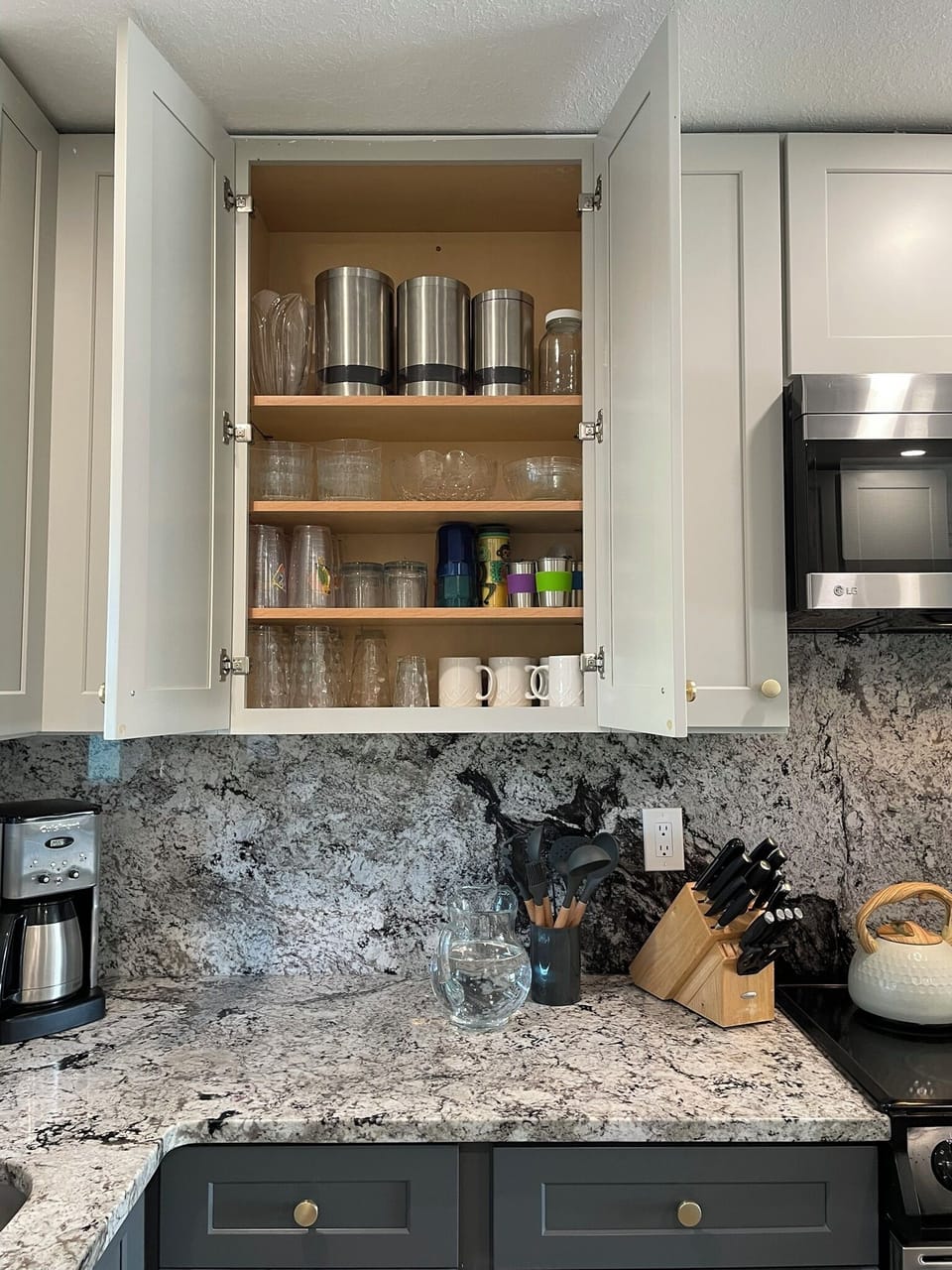The fully equipped kitchen makes "nights in" a breeze after a long beach day.