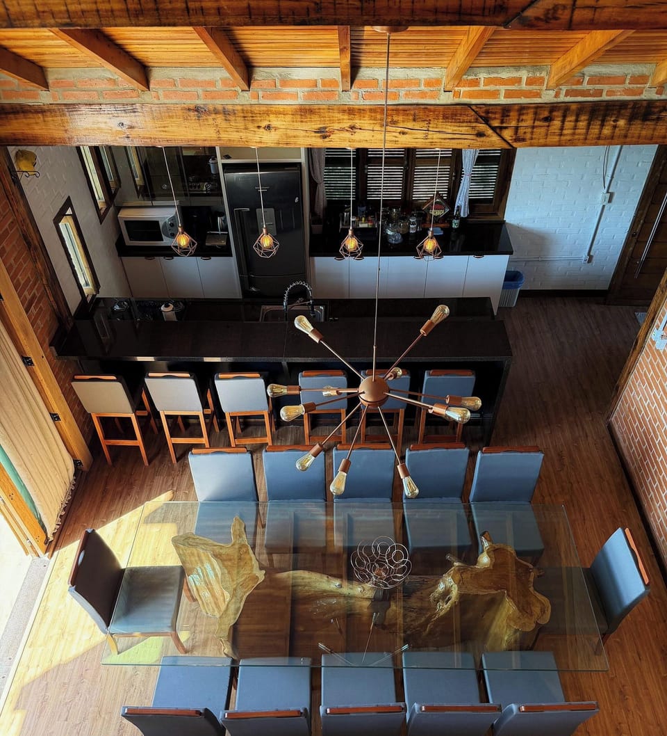 Luxury Cottage, Jetted Tub, Pool View | Private kitchen | Microwave, cookware/dishes/utensils, dining table