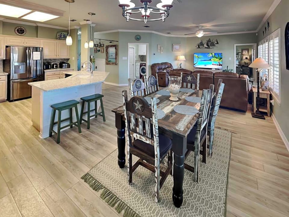 Open Concept Living Room, Kitchen, & Dining Area - First Floor