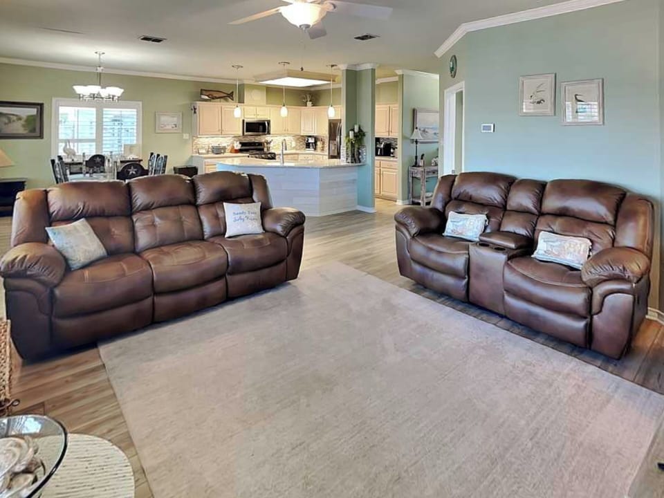 Open Concept Living Room, Kitchen, & Dining Area - First Floor
