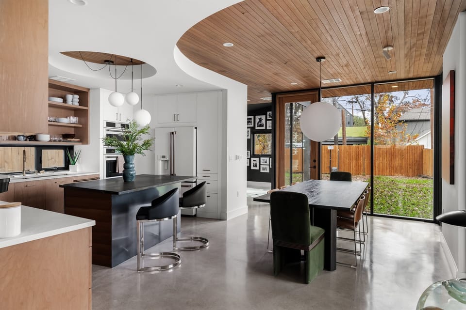 Open-concept dining space that flows seamlessly into the kitchen—perfect for shared meals and gatherings.