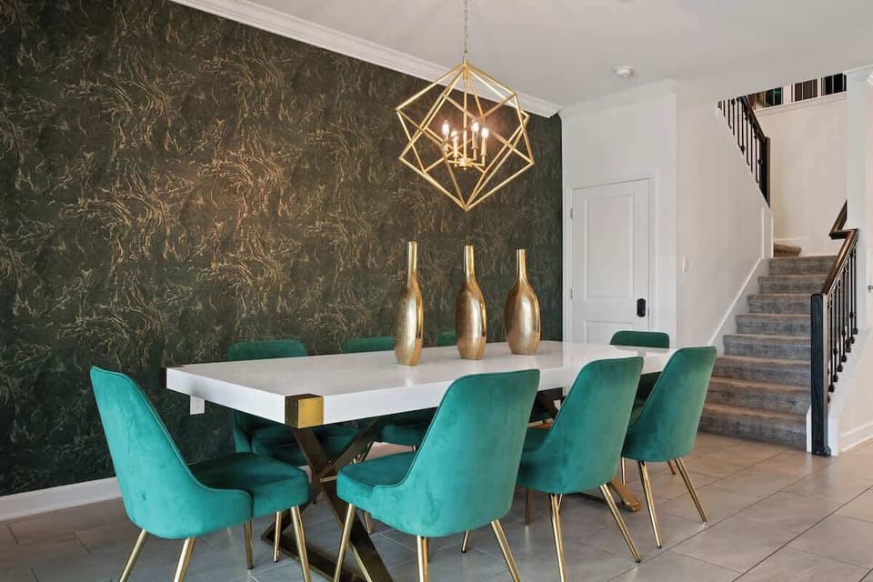 Enjoy meals surrounded by sophisticated design and warm lighting that sets the mood for meaningful conversations. This dining space is perfect for long dinners, laughter, and creating lasting memories with the people you love most.