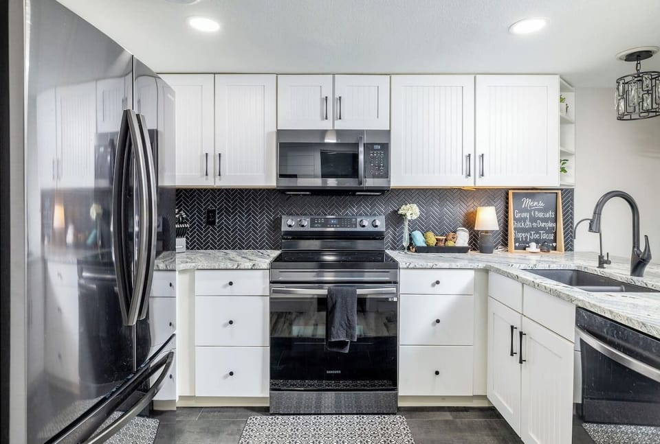 Marble Loft Kitchen Area