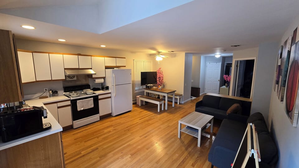 Living room area with sofa sitting
