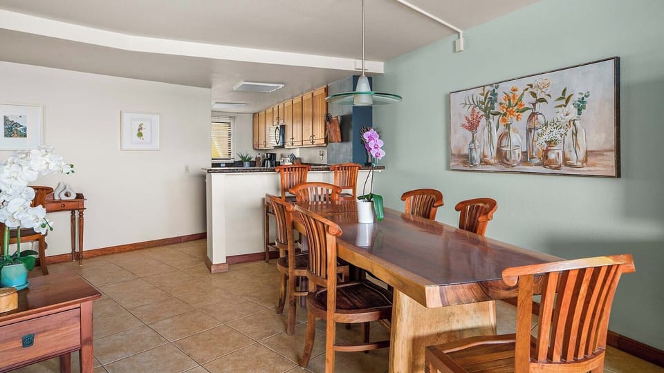 Makahuena at Poipu #2305 - Dining Room & Kitchen - Parrish Kauai