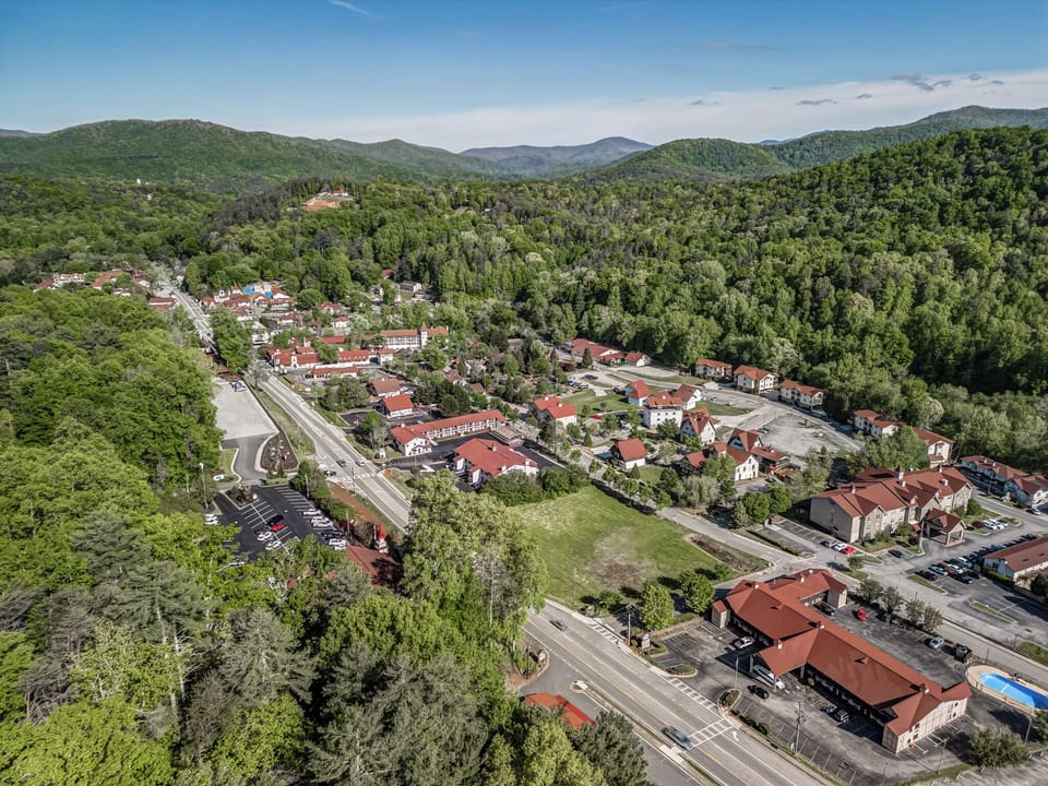 Overlooking Downtown Main Street 