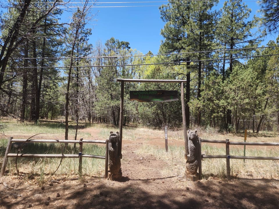 Trail Entrance on Property