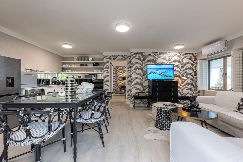 Luxury Villa, Private Pool, Sea View | Living area | Flat-screen TV